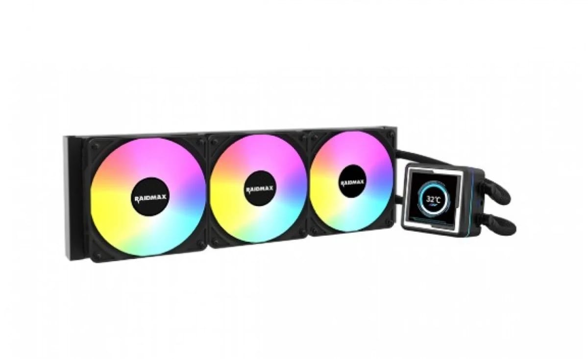 Water Cooler CPU Raidmax LM360 RGB LCD Display Black