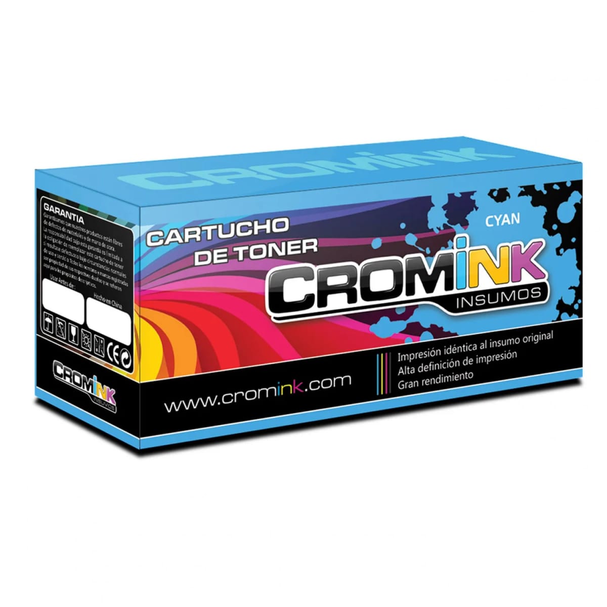 Cromink Toner Alt. HP CE321A Cyan