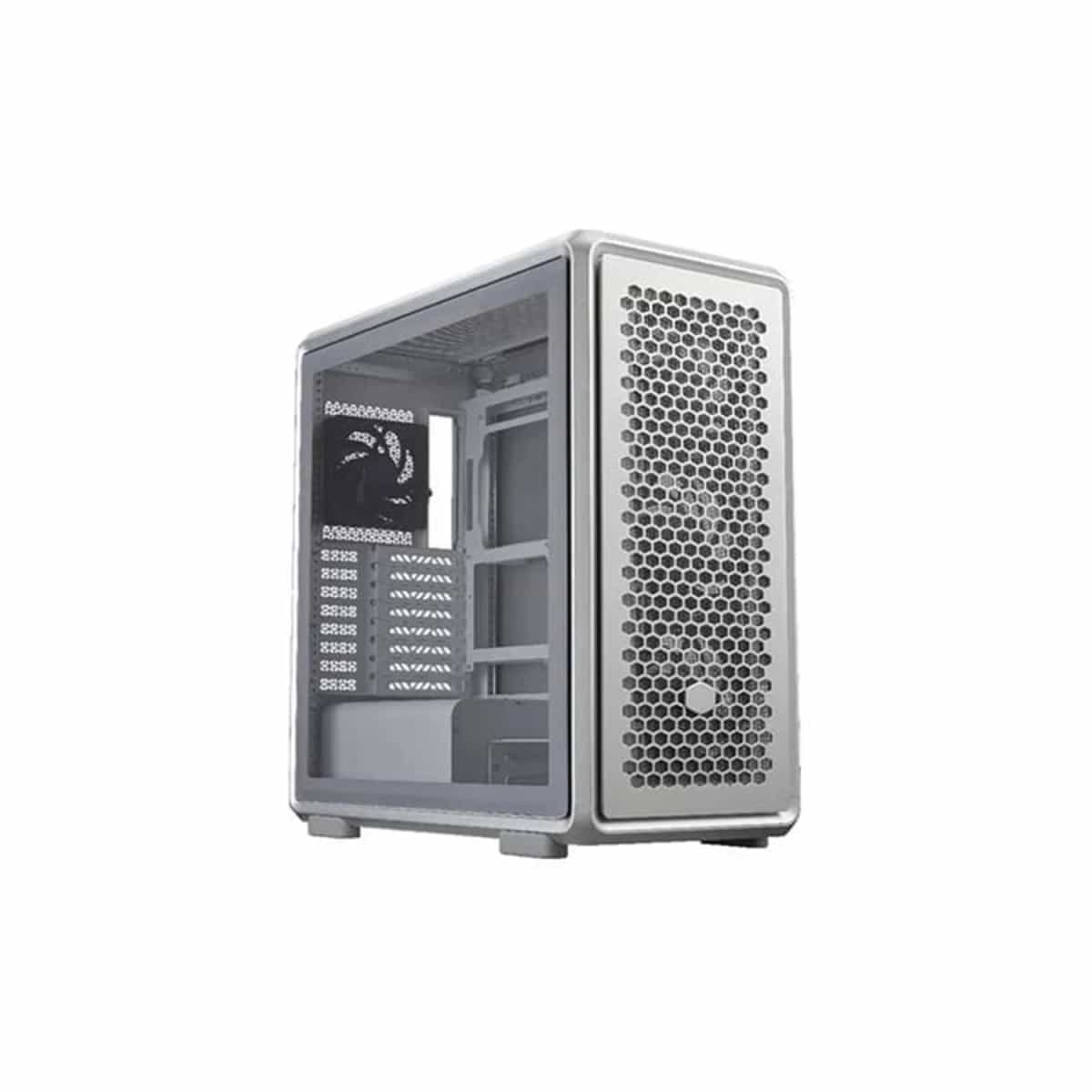 Gabinete Cooler Master MasterFrame 600 4 Fans Sickleflow Aluminio Modular Silver sin fuente