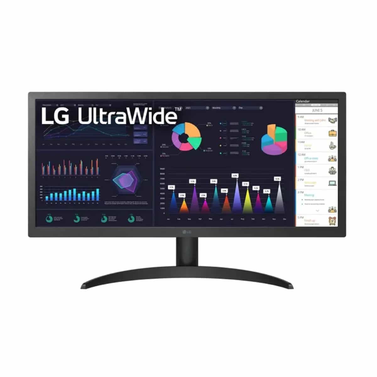 Monitor LG 26 Ultrawide 26WQ500-B Wfhd Narrow Bezel (II)
