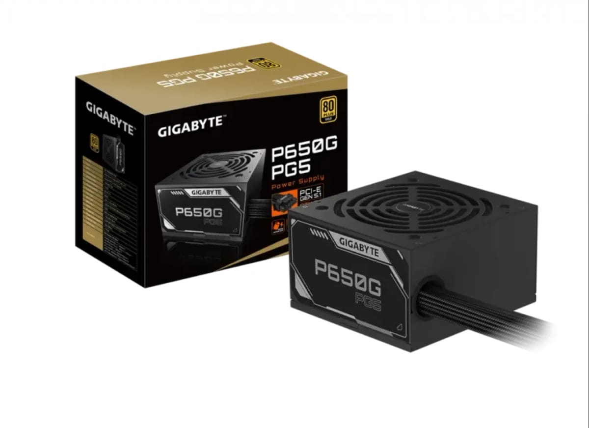Fuente Gamer Gigabyte 650W 80 Plus Gold PG5