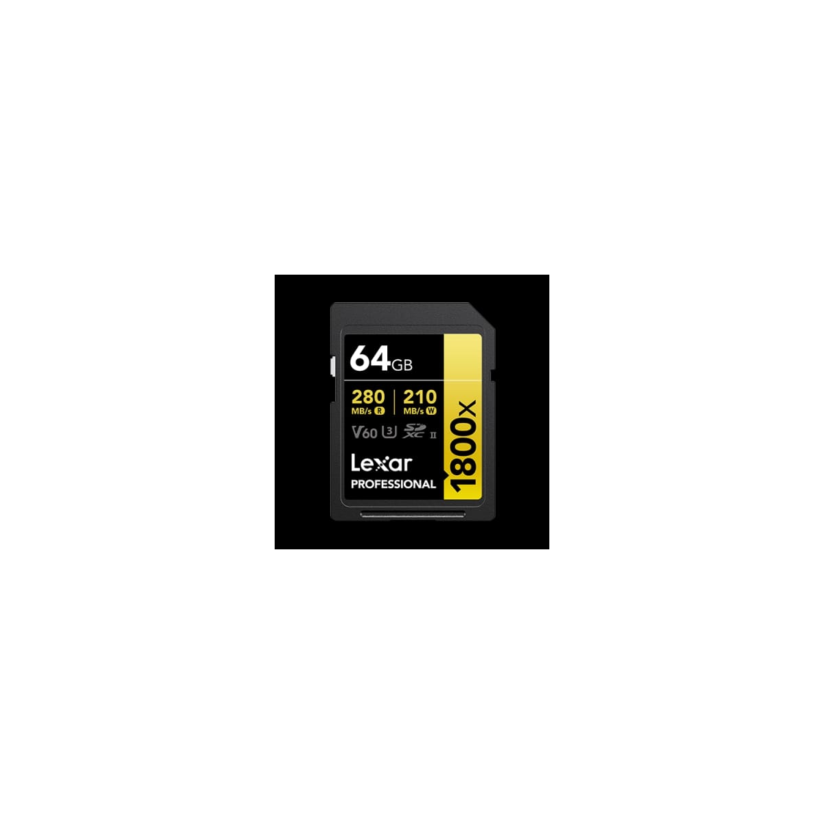 Tarjeta SDXC Lexar 1800X 64GB UHS-II C10