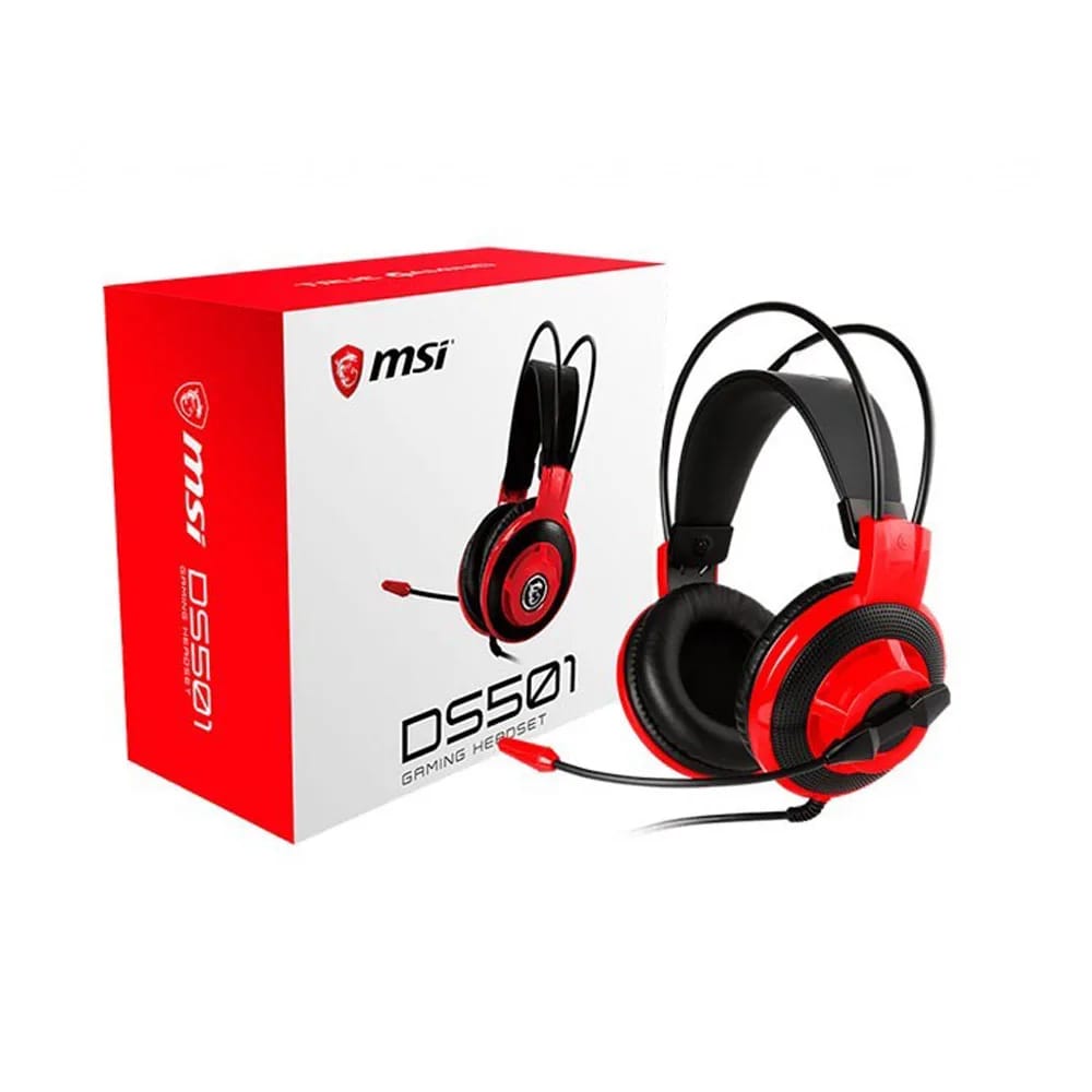 Auriculares gamer con micrófono MSI DS501 jack 3.5mm S37-2100921-SV1