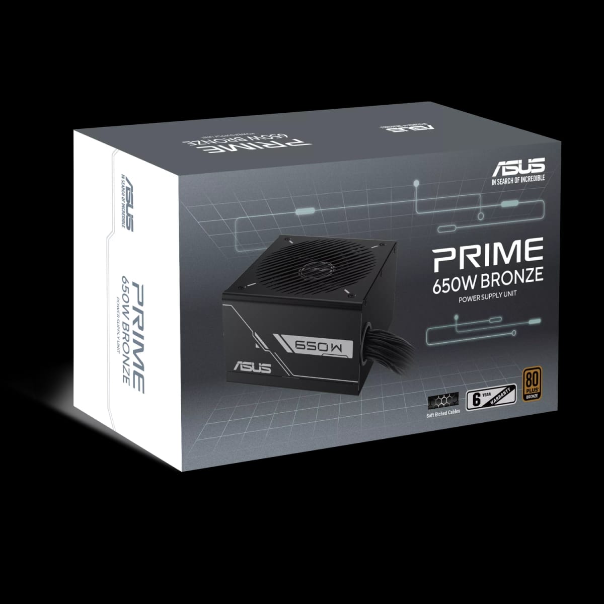 Fuente ASUS PRIME 650W BRONZE BLACK