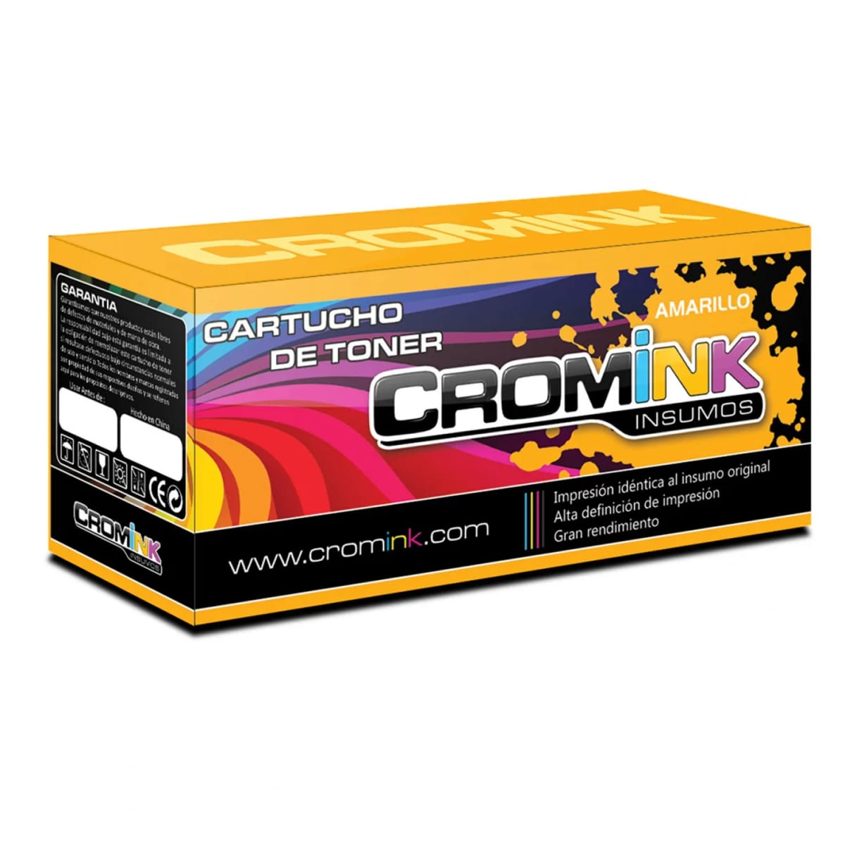 Cromink Toner Alt. HP CB542A Amarillo