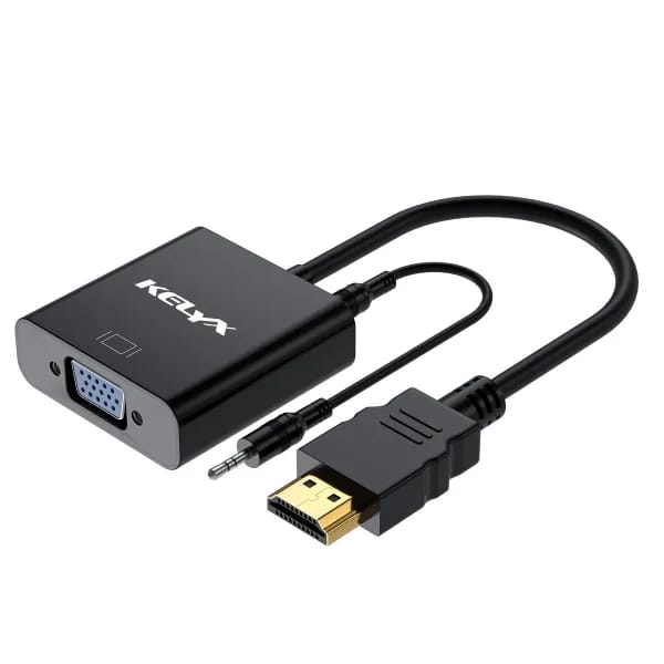 Adaptador Kelyx HDMI a VGA 1080p con audio