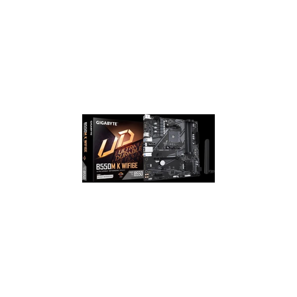 Motherboard GIGABYTE B550M K WIFI6E AM4 DDR4