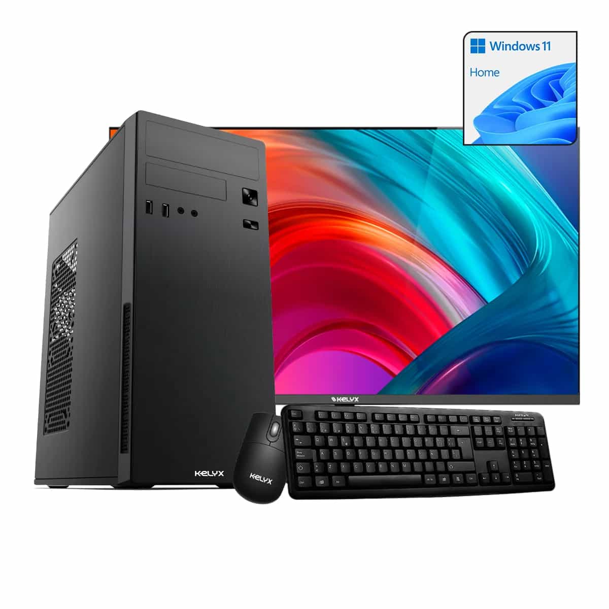 Sistema. Kelyx AMD Ryzen 3-3200G 8G M.2 256G Win 11H + Monitor 24"