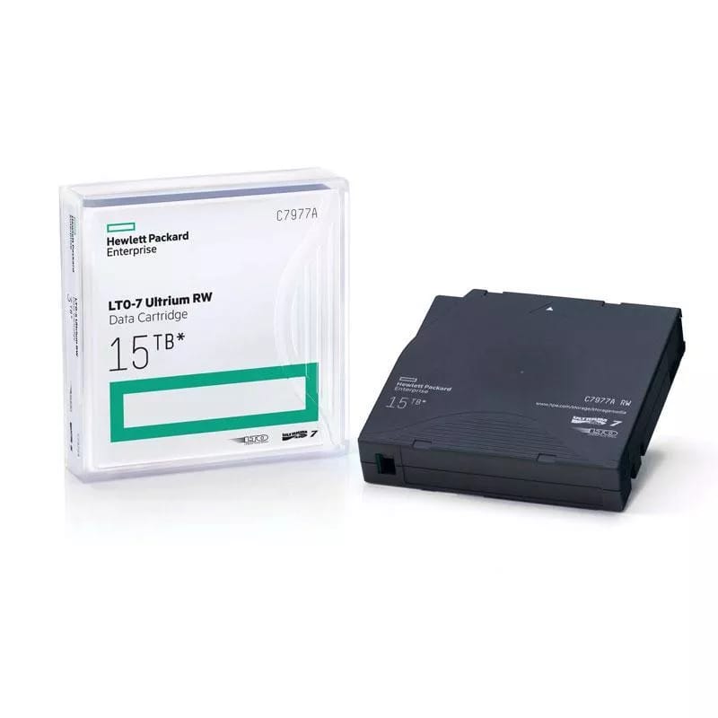 Cartucho de datos HPE LTO-7 Ultrium 15TB RW C7977A