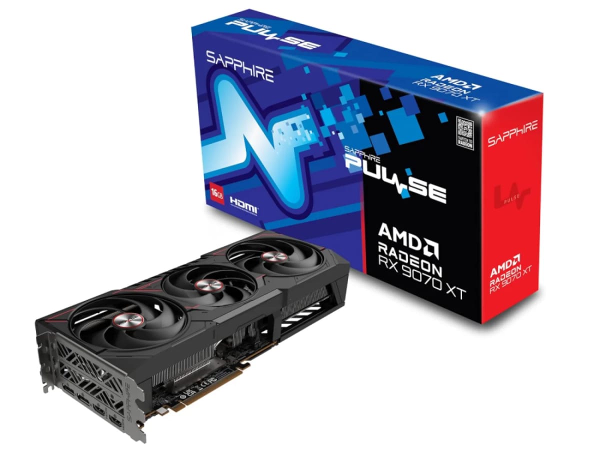 Placa de Video Sapphire Pulse RX 9070 XT 16GB