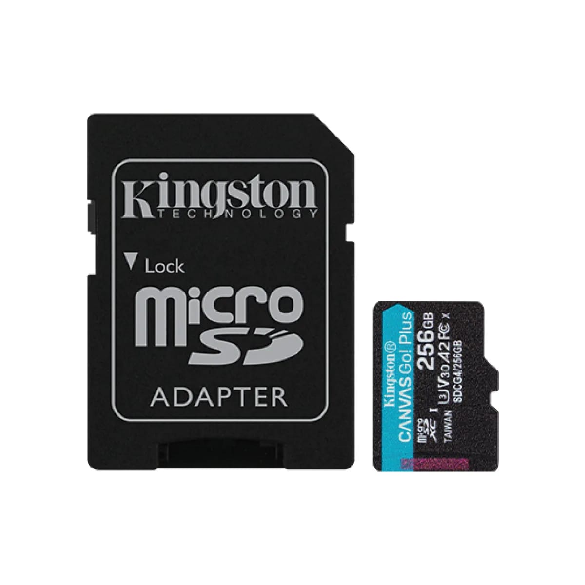 Tarjeta de memoria Kingston Canvas Go Plus microSD 256GB Gen 4 SDCG4/256GB