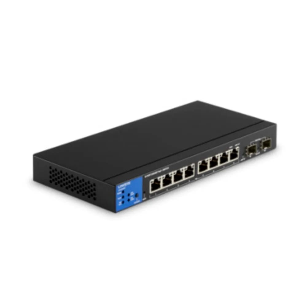 8-Port Managed PoE+ Switch W/ 2 1G SFP & 110W