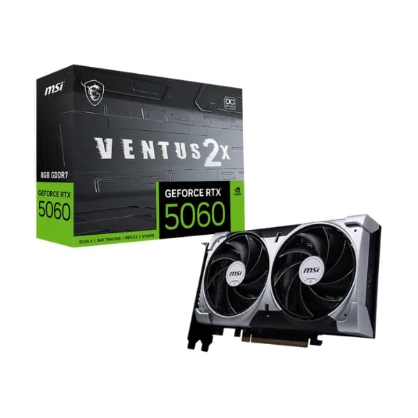 Placa de video MSI GeForce RTX 5060 8G VENTUS 2X OC