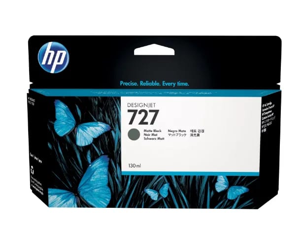 B3P22A HP 727-130ml Matte Black Designjet ink