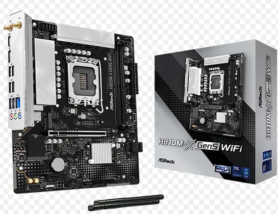 Motherboard INTEL (1851) Asrock MB-H810M-X GEN5 (MB-H810M-X GEN5)