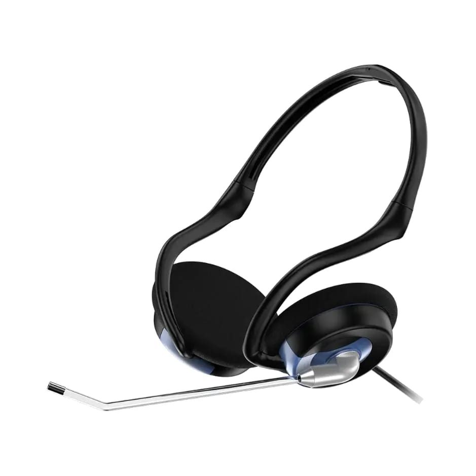 Auricular con Microfono HS-300N, Dual Jack Cable, New