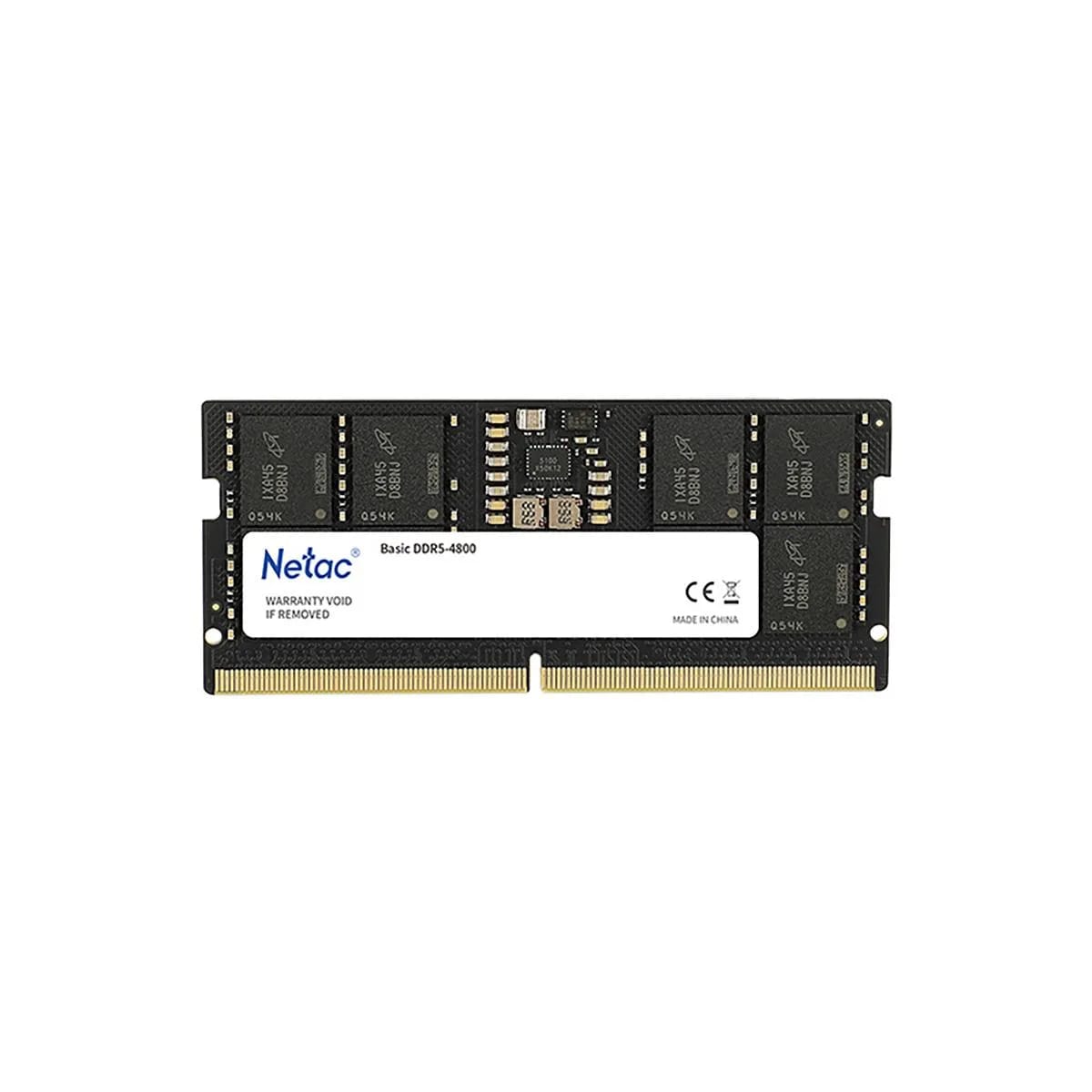 Memoria Ram 16GB DDR5 4800Mhz Netac Basic SODIMM para Notebook
