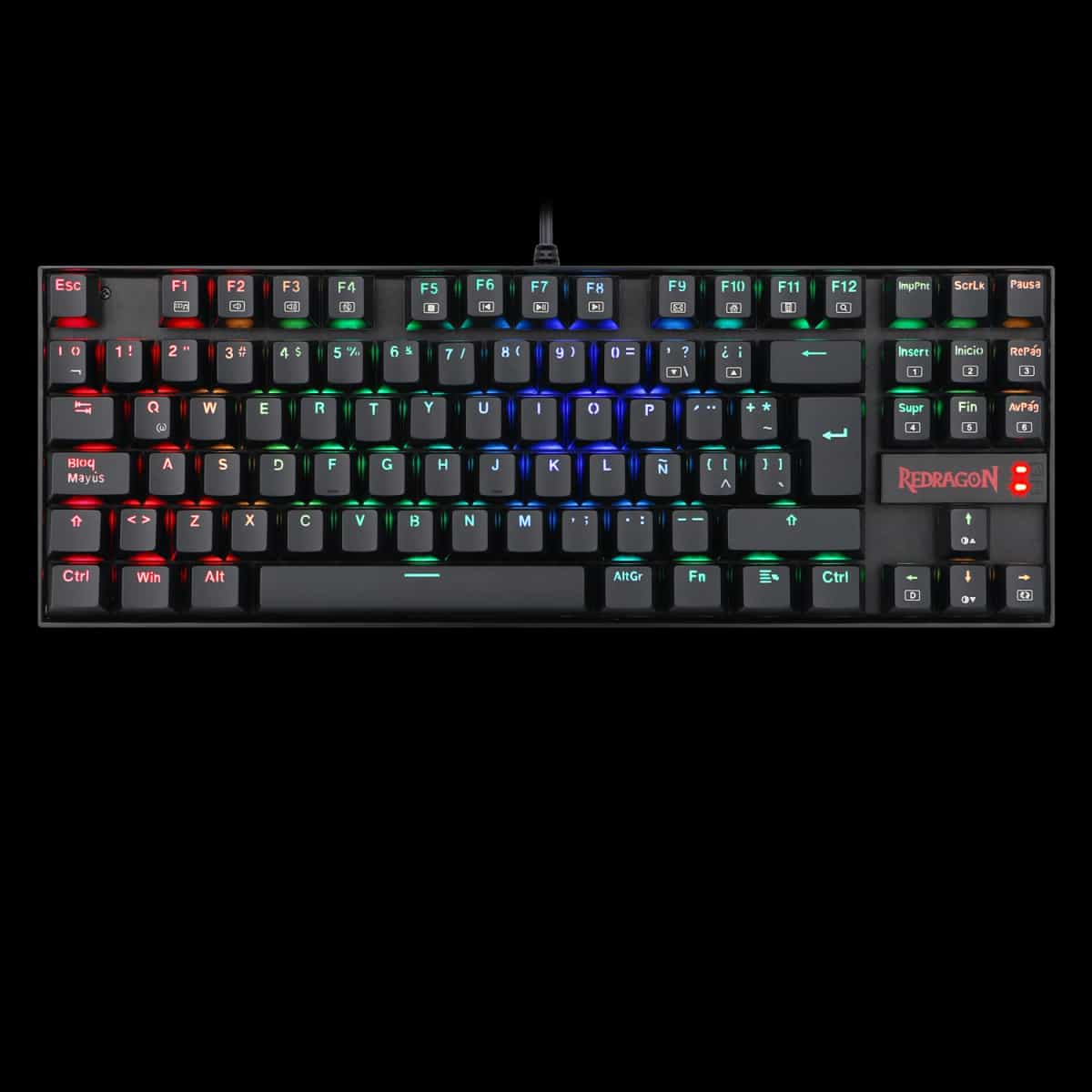 Teclado Redragon Kumara K552 RGB Negro