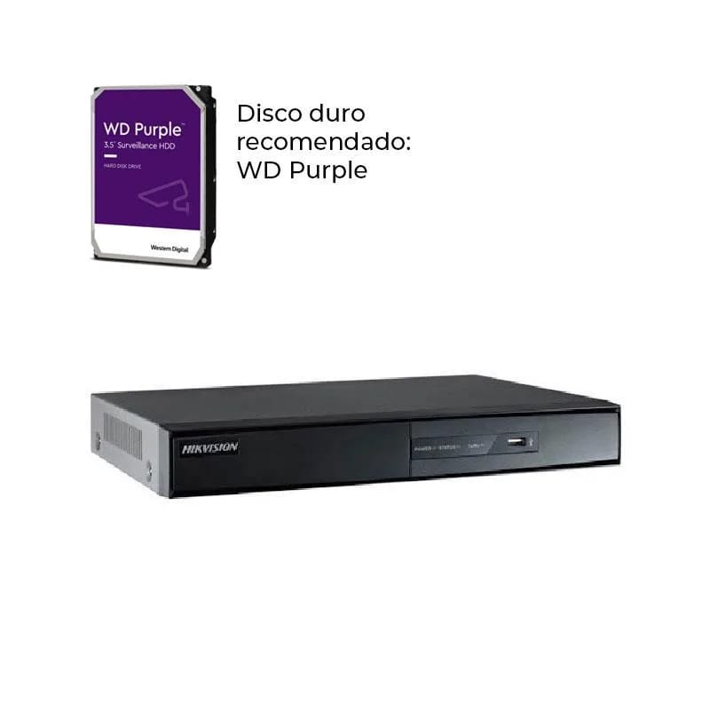 DVR Hikvision DS-7204HGHI-M1 (C) pentahíbrido 4 canales