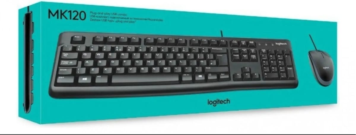 Teclado y Mouse Logitech MK120