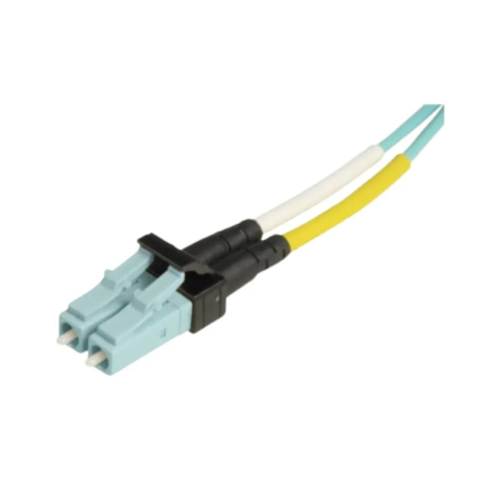 Fiber, Pigtail, Simplex, 900um Buffered, XGLO, Multimode, LC, OM4, 50/125, Aqua, LSOH- 3C, 1 Meter