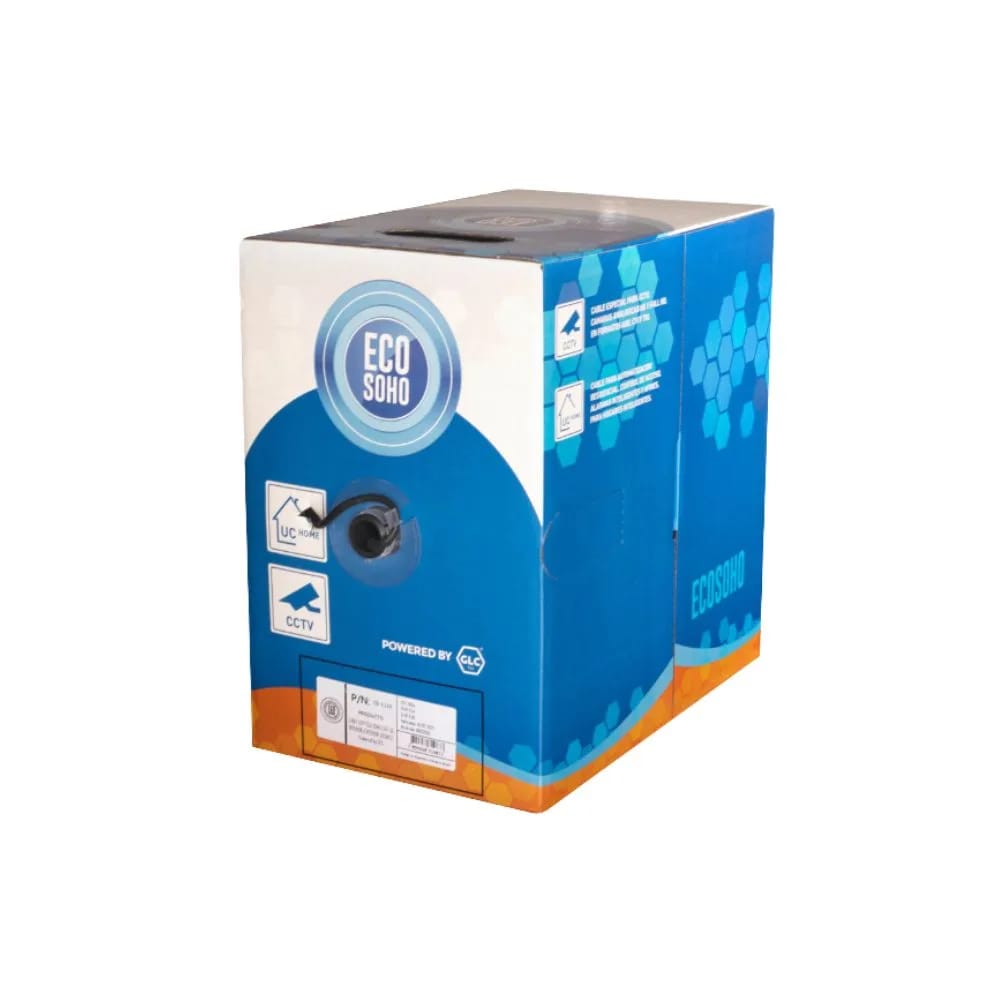 CABLE UTP ECO SOHO CAT 5E INTERIOR/EXTERIOR X 305MTS Powered by GLC