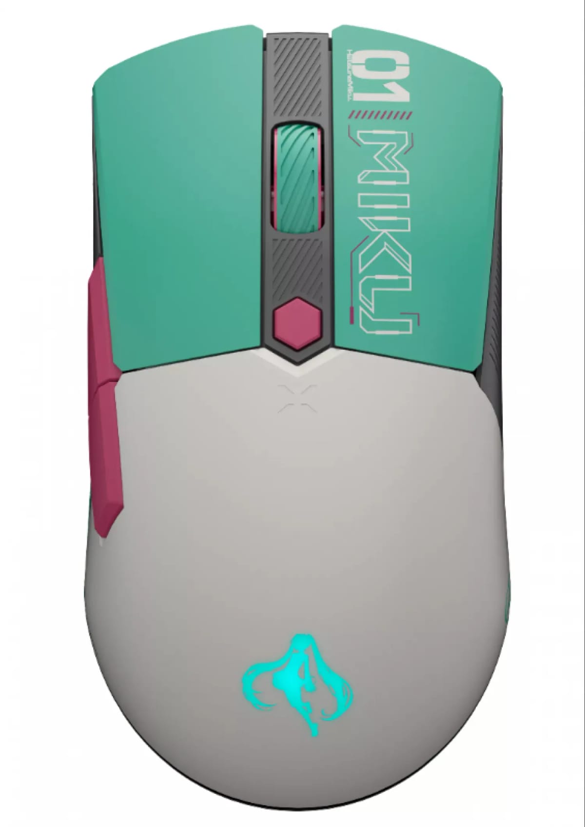 Mouse inalámbrico ASUS P521 TG Mini Miku Edition