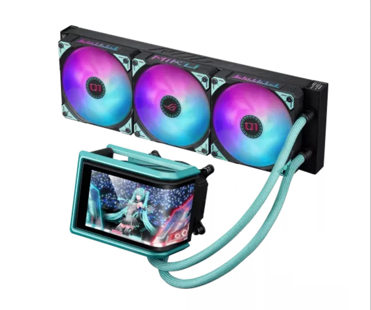 Water Cooler Asus Rog Ryuo IV 360 ARGB Miku Edition