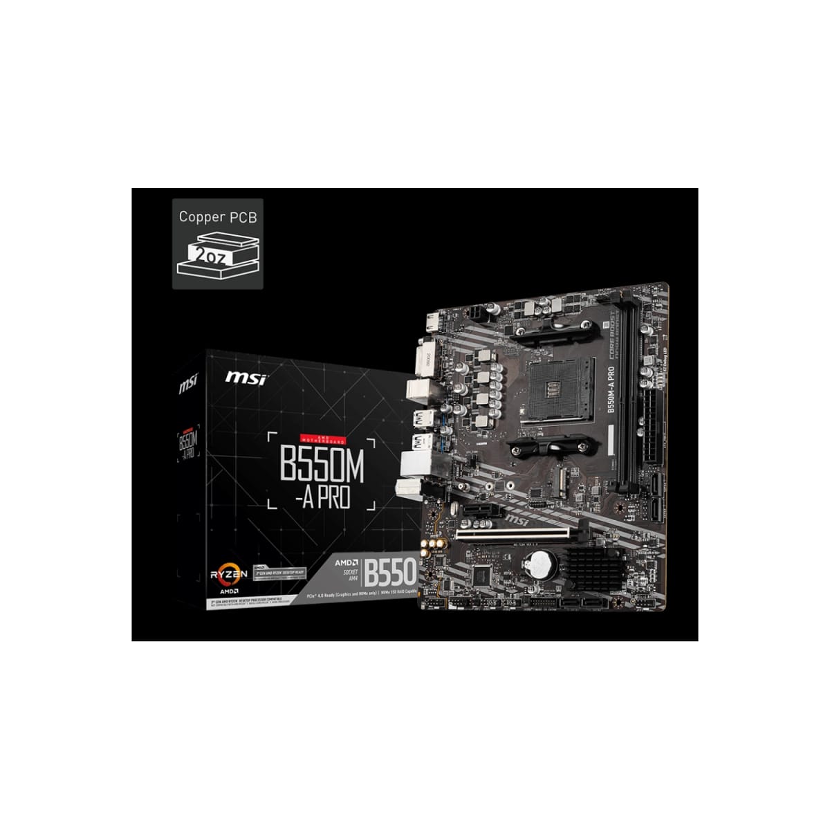 Motherboard MSI B550M-A PRO (AM4)