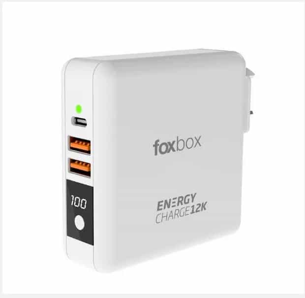 Power Bank Foxbox Energy Charge 12000mAh Blanco
