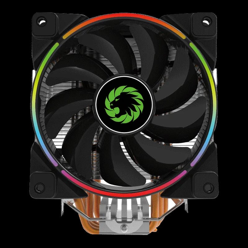 Cooler de CPU GameMax Gamma 500 Rainbow ARGB para AM4 y LGA 1700