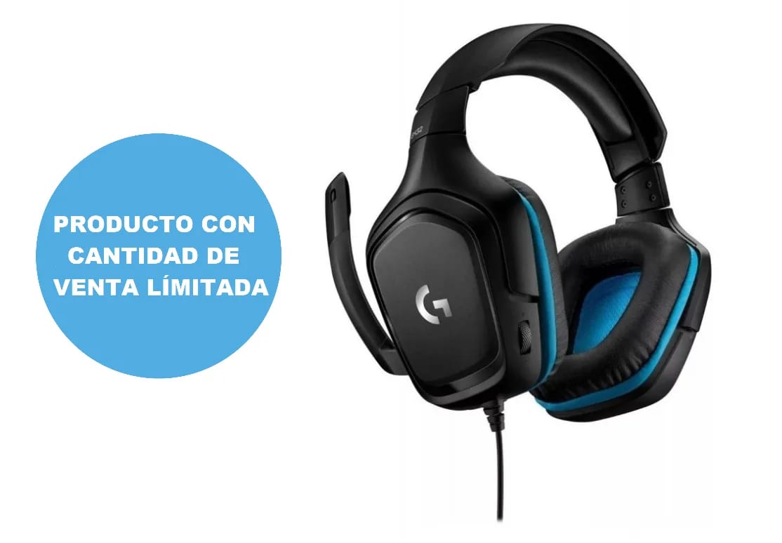 Auriculares + Mic Logitech Gaming G432