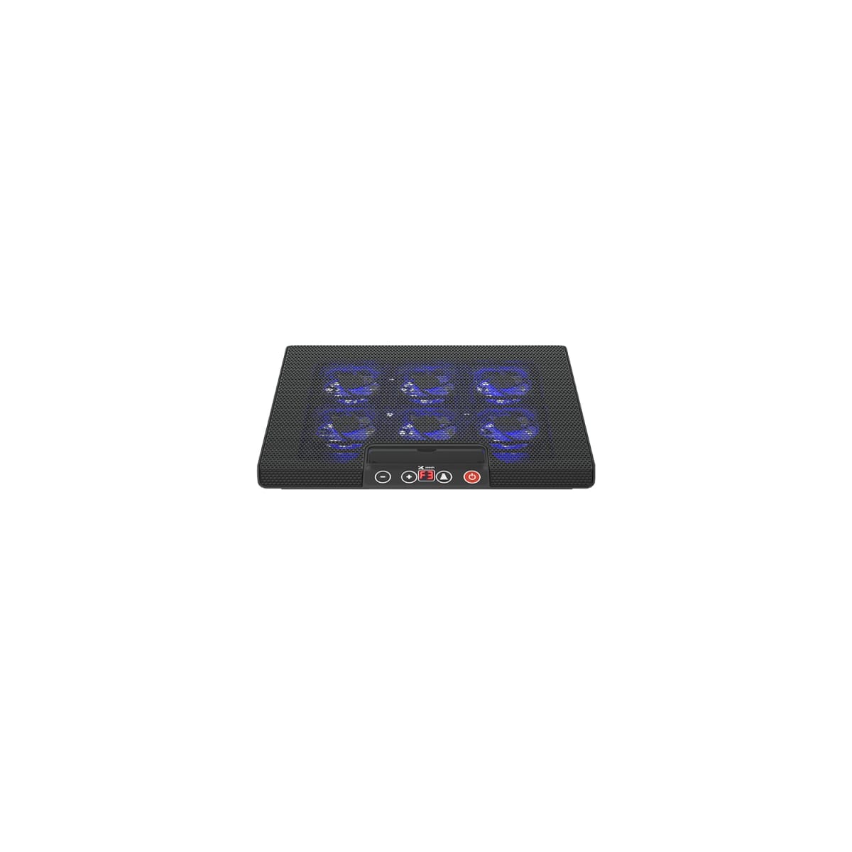 Base Xtech, 17", 6 coolers, 6 posiciones, Led