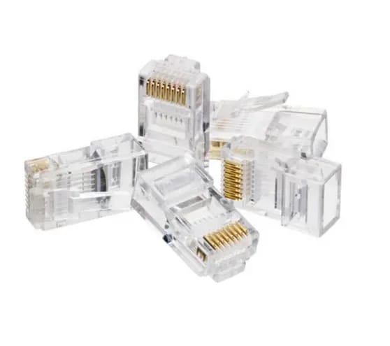 Fichas RJ45 UTP Cat 6 Kelyx bolsa x 100