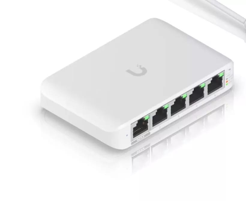 Unifi Switch Flex Mini POE IN/Out 5 Port sin Fuente
