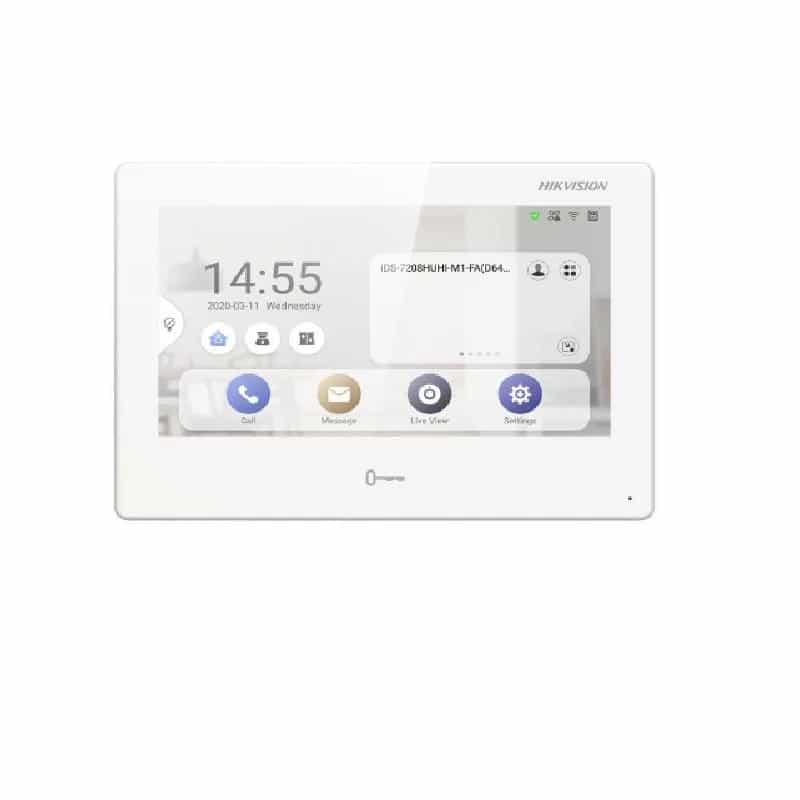 Pantalla para videoportero IP Hikvision táctil 7" Android DS-KH9310-WTE1 (B)