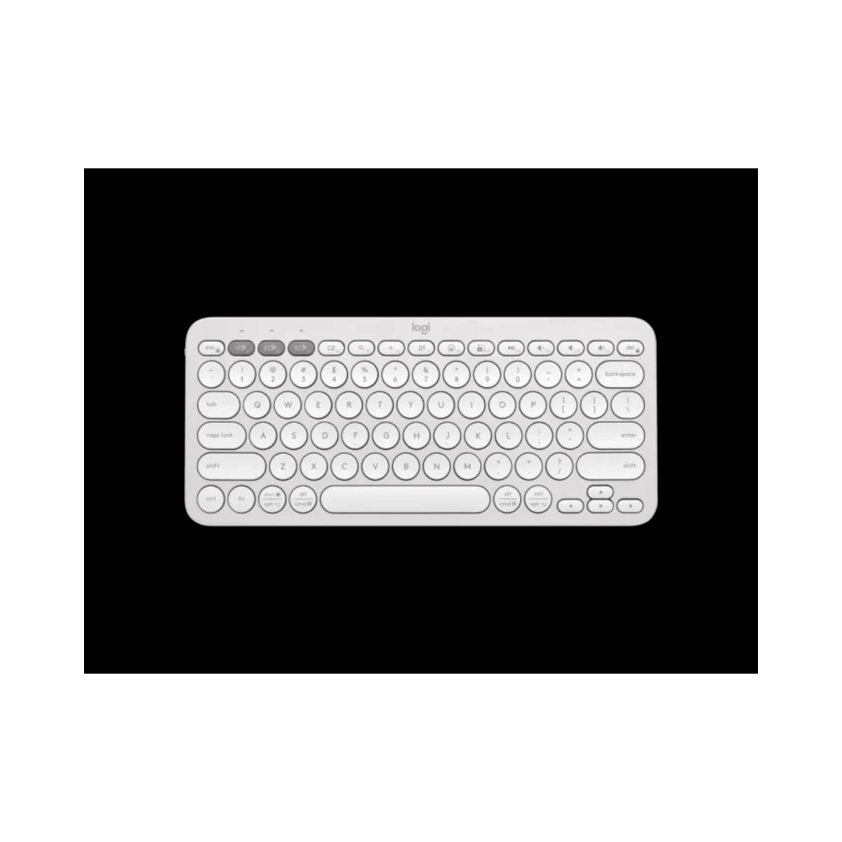 Teclado Inalámbrico Logitech Pebble 2 K380 Blanco
