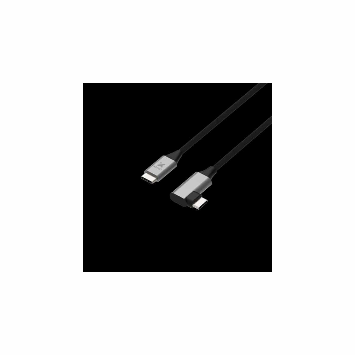 Cable Xtech USB C 2,0 macho a macho en L 3m