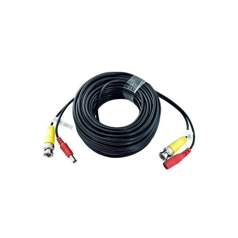 Cable prearmado de video BNC y alimentación para CCTV dLux PMC-DP20 20 metros