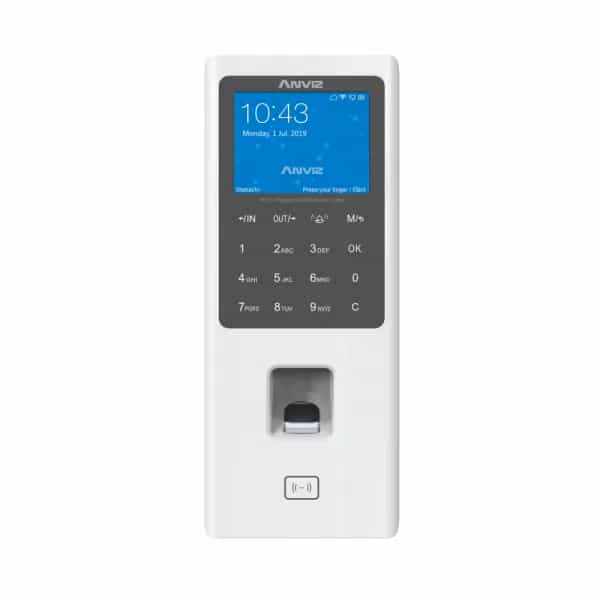 Control de acceso Anviz WiFi huella, RFID y PIN 3000 usuarios Cloud sin fuente W2PRO-WIFI