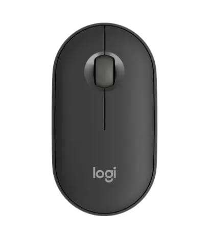 Mouse Logitech Inalámbrico M350s Pebble 2 Black 910-007049