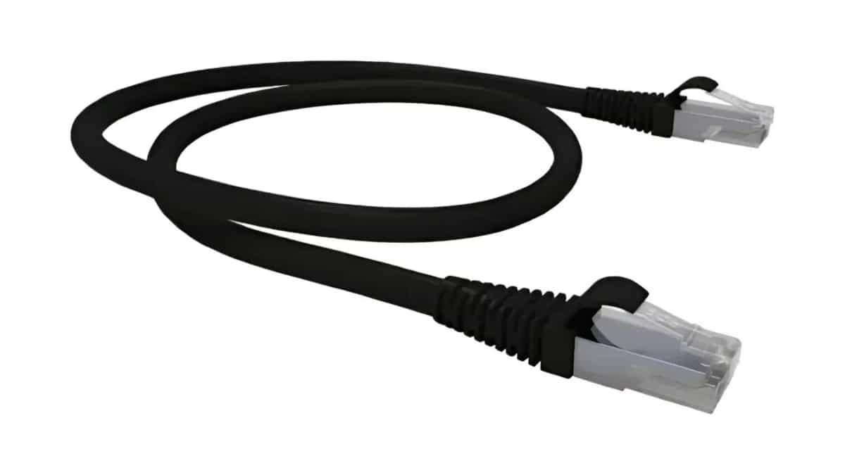 Patchcord Furukawa CAT6 1.0M NEGRO con CAP CM