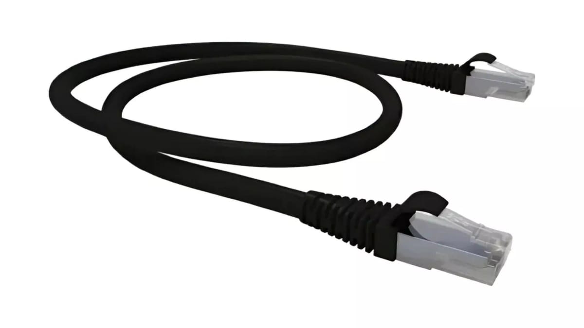 Patchcord Furukawa CAT6 1.0M NEGRO con CAP CM