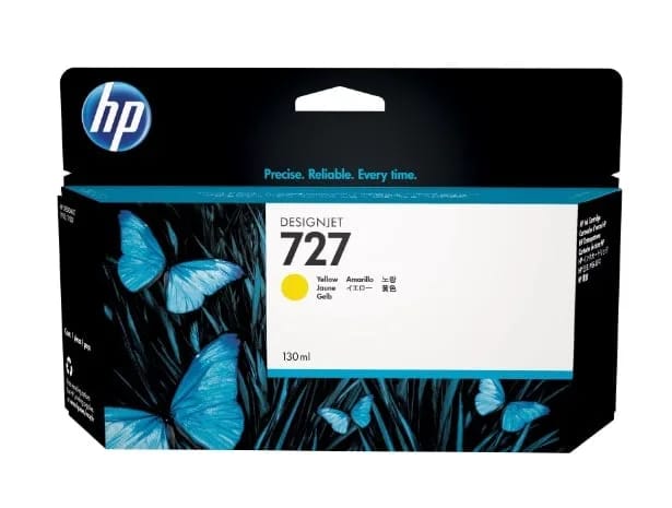 B3P21A HP 727 130-ml Yellow Designjet Ink
