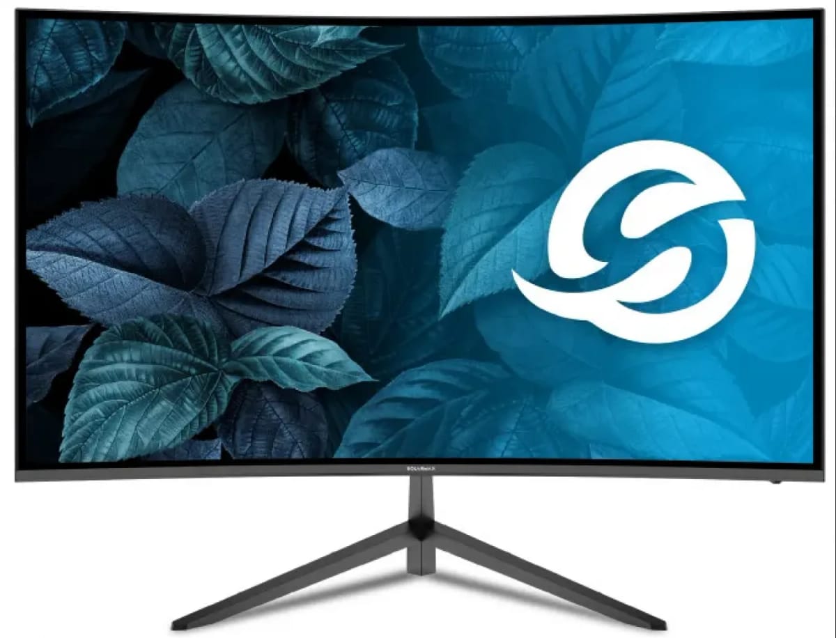 Monitor Solarmax 27 120 HZ Frameless Curvo FHD HDMI VGA