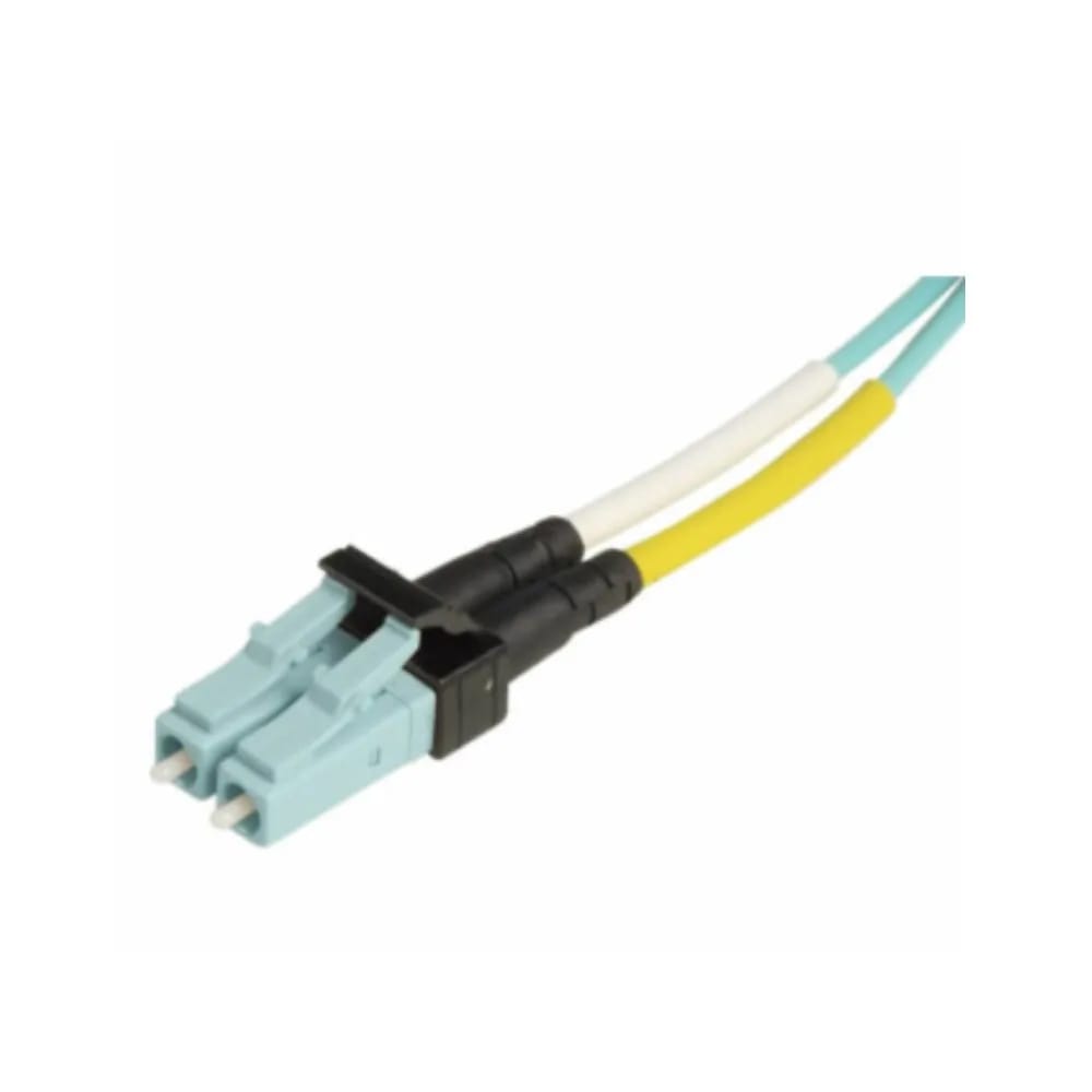 Fiber, Jumper, Duplex, XGLO, Singlemode, LC UPC, LC UPC, OS1/OS2, 8.3/125, Yellow, LSOH-3C, 1 Meter