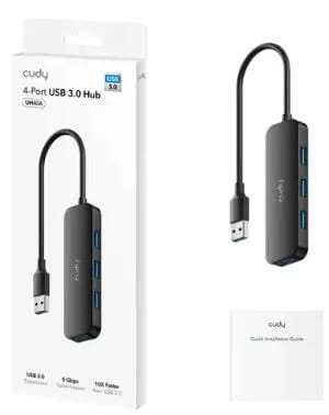 Concentrador Cudy 4-PORT Usb-A 30 (UH40A)