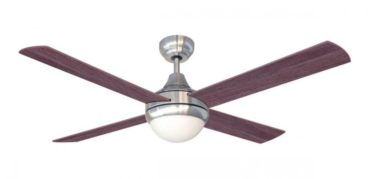 LILIANA VENTILADOR TECHO 4 ASPAS 5 VEL 1.20M 80W con LUZ VTHM314