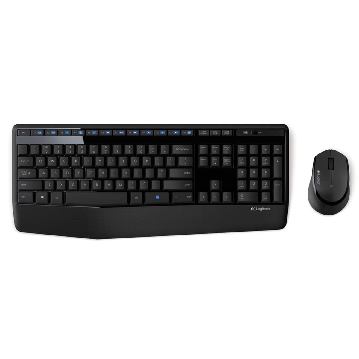 Teclado + Mouse Logitech MK345 Wireless Black Latino