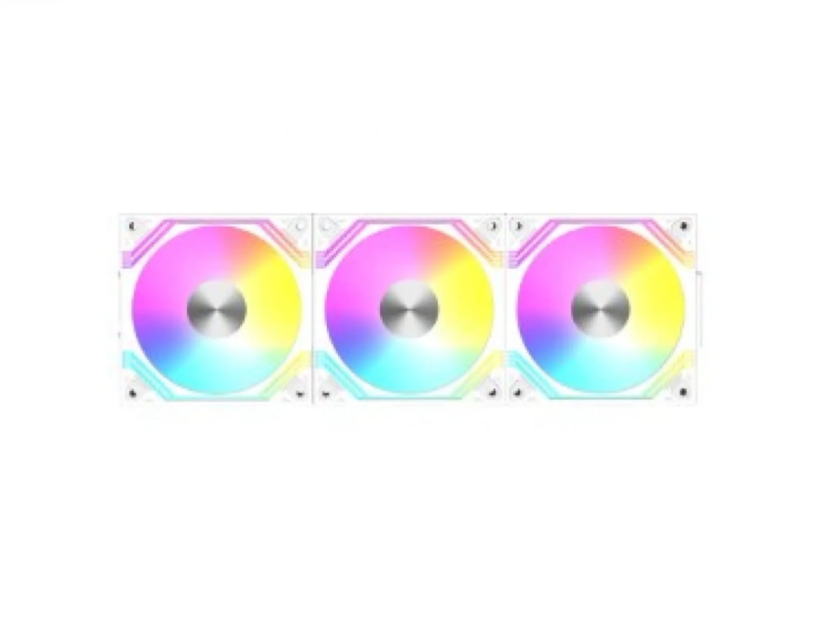 Cooler Fan Modular 3x120mm Raidmax ARGB Pwm White